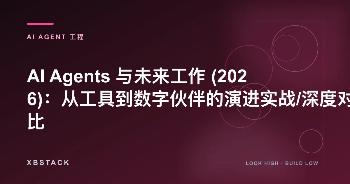 AI Agents 与未来工作 (2026):从工具到数字伙伴的演进实战/深度对比:AI AGENT 工程文章封面