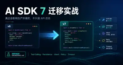 Vercel AI SDK 7 interrupted streams, Cloudflare 524 boundaries, message persistence, and idempotent tool-call recovery - XBSTACK