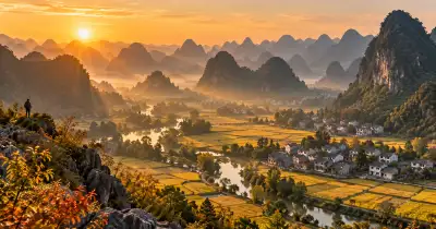 Autumn travel contrast between the karst peaks of Xingyi and the highland wetlands of Weining in Guizhou - XBSTACK