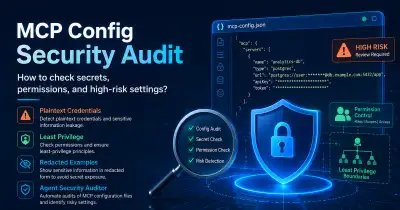 MCP configuration security review for secrets, shell, remote MCP, and permissions - XBSTACK