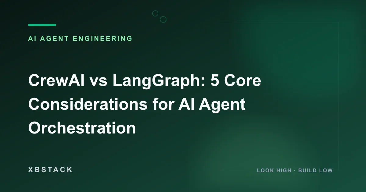 CrewAI vs LangGraph: 2026 AI agent orchestration comparison
