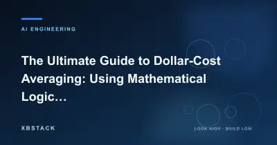 Dollar-cost averaging DCA strategy compared with lump-sum investing - XBSTACK